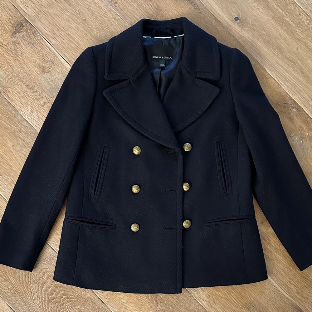 J Crew Italian Wool Pea Coat
